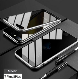 Bakeey Anti-peeping Magnetic Adsorption Metal Double-sided Tempered Glass Protective