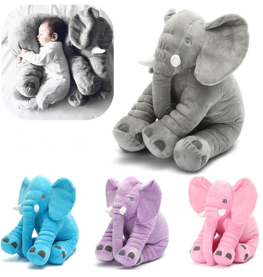 15.7" Stuffed Animal Soft Cushion Baby Sleeping Soft Pillow Elephant