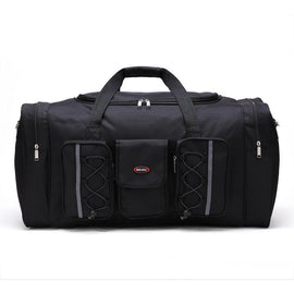 men travel bags Multifunctional Oxford black men travel duffle bag 65cm large capacity red hand luggage bag big travelbag