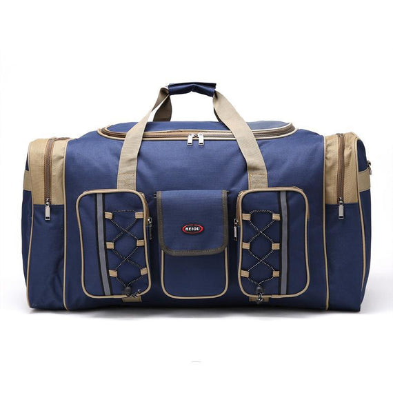 men travel bags Multifunctional Oxford black men travel duffle bag 65cm large capacity red hand luggage bag big travelbag