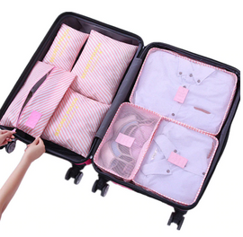 7Pcs/set Travel Luggage Organizer Clothes Finishing Storage Bag Cosmetic Clothing Organizer Bag Home Travel Accessories XYLOBHDG